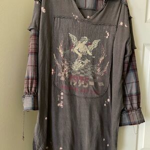 We the Free distressed tunic